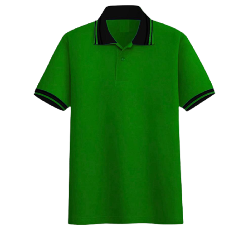 Safaricom Green Collar Black Polo T-Shirts