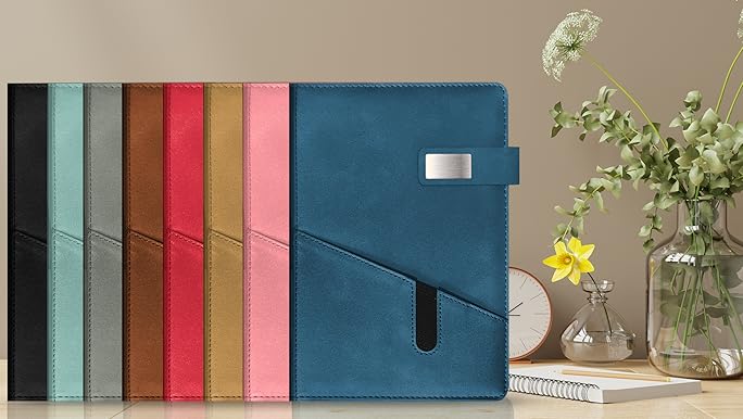 A5 Checked Buckle Notebook