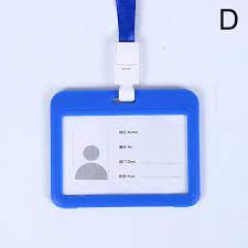 Black Plastic Name Tag holder