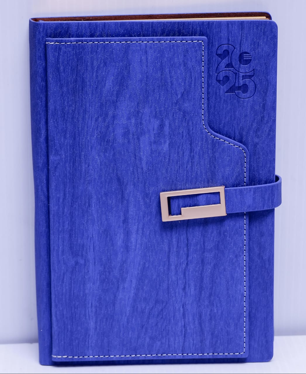 A5 Blue Leather Pocket Diary