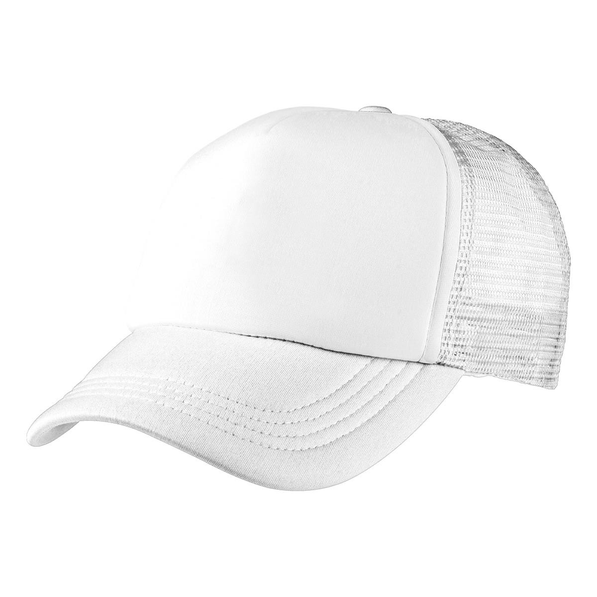 White Mesh Truckers caps