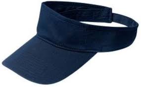 Navy Blue Sun Visor caps