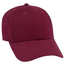 Maroon Twill caps
