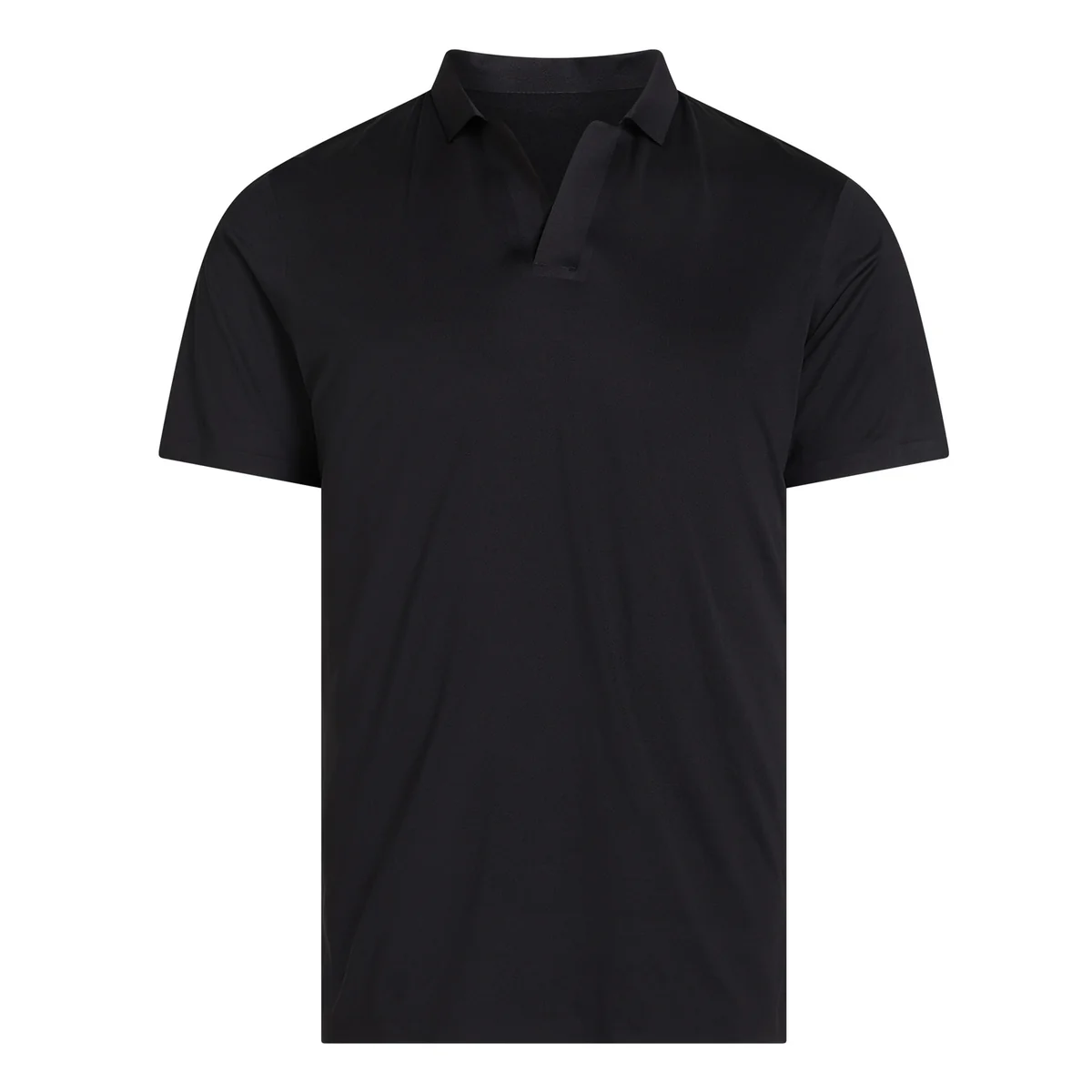 Black Plain Polo T-Shirts