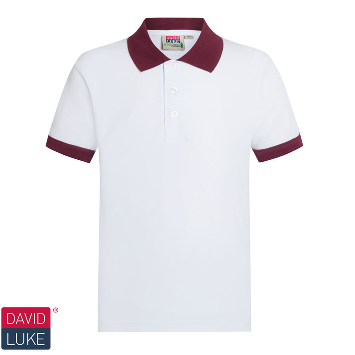 Grey Collar Maroon Polo T-Shirts