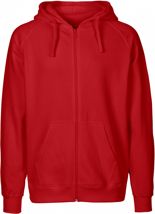 Red Zipped Hoodies