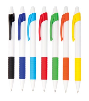 White -Royal Blue Semi Executives Pens