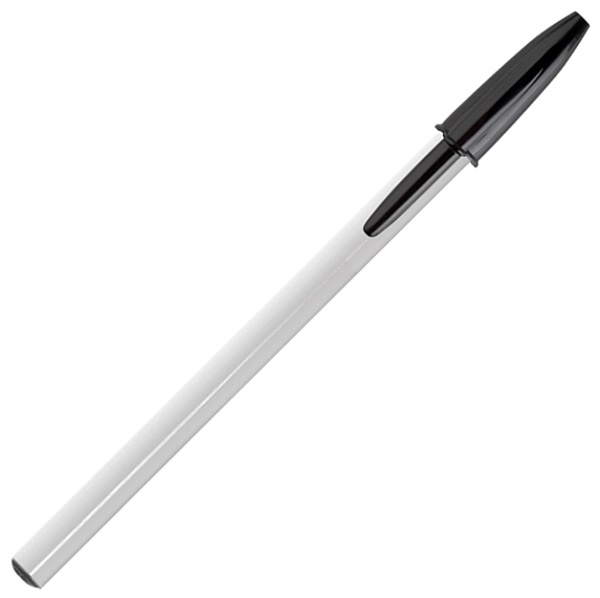 White -Black  Bic pens