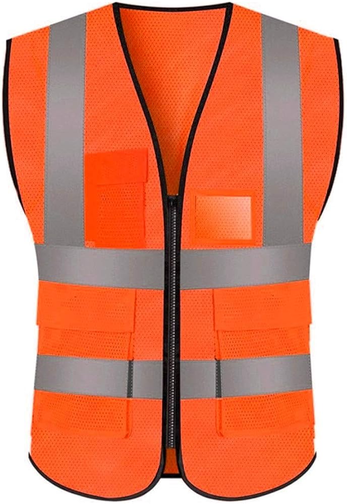 Orange semi-executive reflectors with pockets