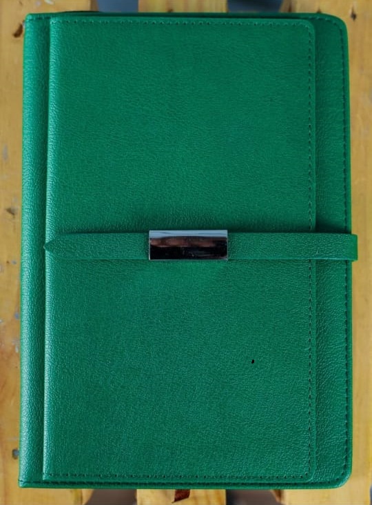 Green A5 Middle Connect Notebooks Semi Executive