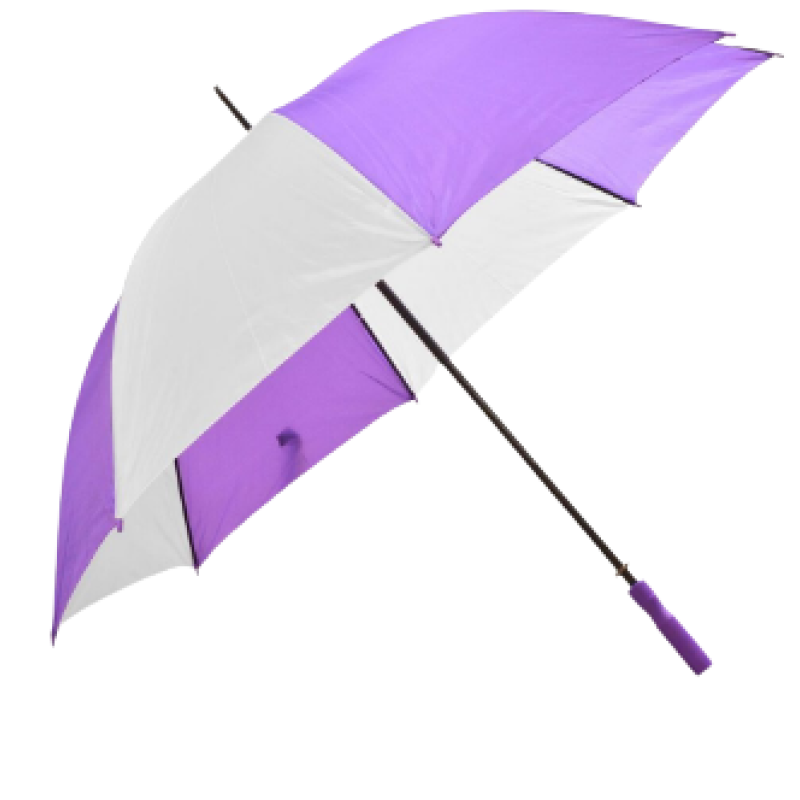 Purple-white panels normal umbrella