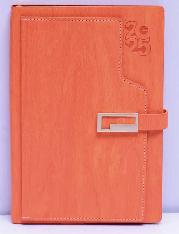 B5 Orange  Pocket 2025 Diaries