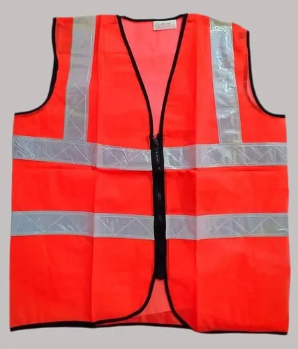 Red normal reflectors with lining zipped