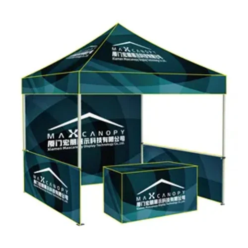 EXHIBITION TENT 3M BY 3M  with backdrops sides Banner material