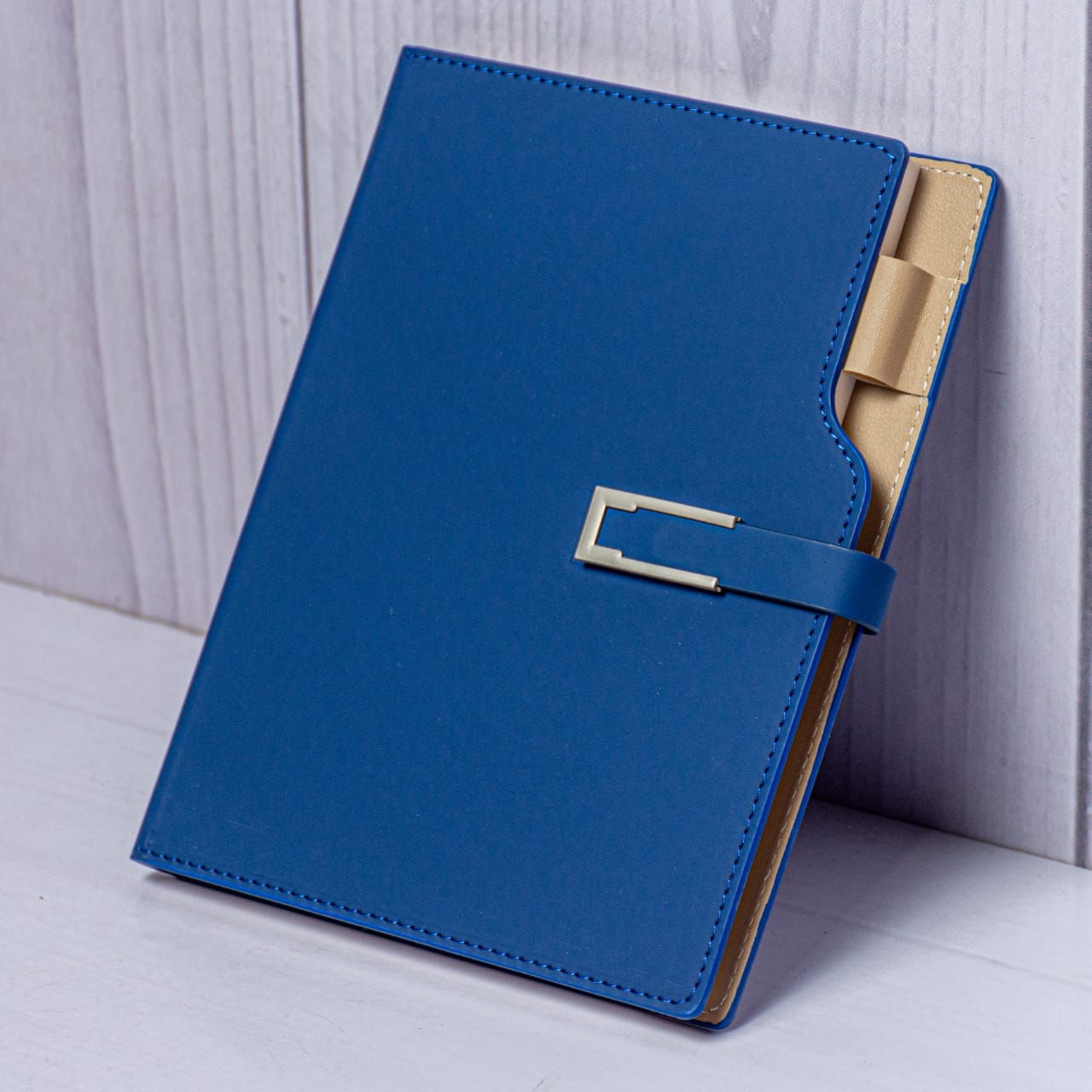 Blue A5 Curved Notebook