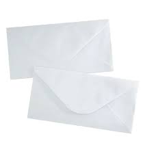 DL White envelopes BANKER