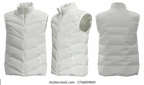 WHITE Puffer VEST Jackets (copy)