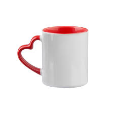 Red Toned love handle mugs