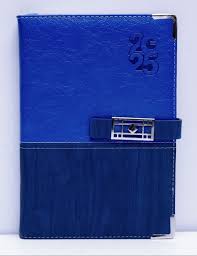 Blue Leather B5 Diary