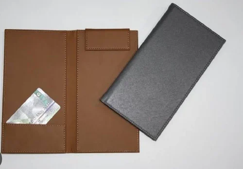 A5 Brown Leather menu bill holder